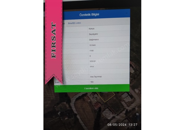 Değirmenci Mah. Seydişehir Satılık Arsa |  529M2 0Tl İmarlı  Resim-3