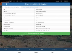 Seydişehir Taraşcı Mah. Satılık Tarla 4180 M2