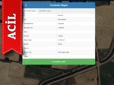 Akçalarda Yan Yana Acil Satılık Tarla Lar Seydişehir Akçalar Mah