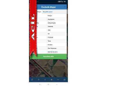 Bahçelievlerde Acil Satılık Tarla Konya Seydişehir Gökçehüyük Mah