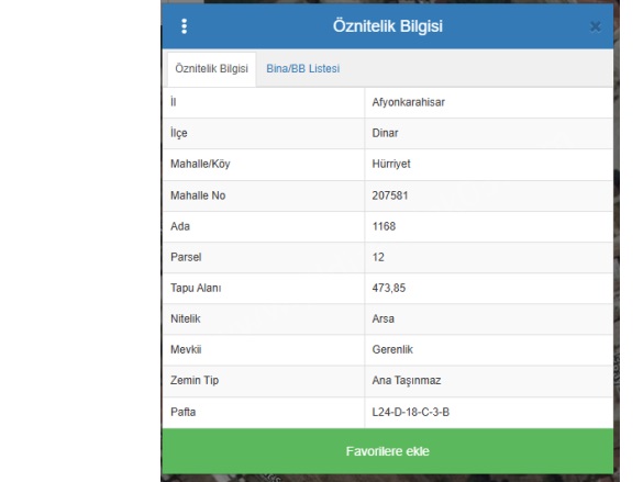 Hürriyet Mahallesi. Dinar Satılık Arsa |  473M2 6.000Tl Resim-3