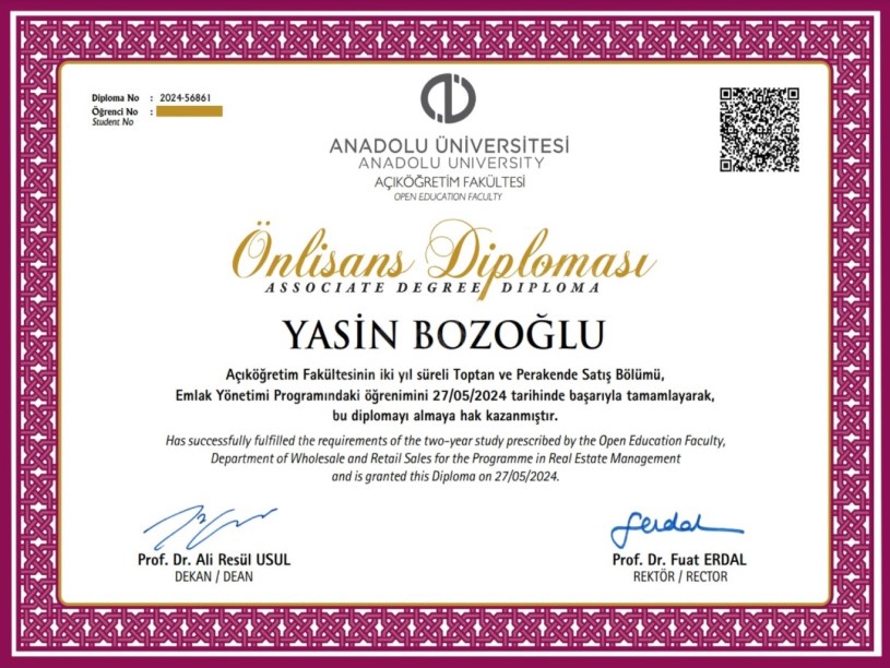 Meydan Yanı 2+1 2.Kat Yapılı 60m2 Köşe Daire  ( ESKİ PORTFÖY )