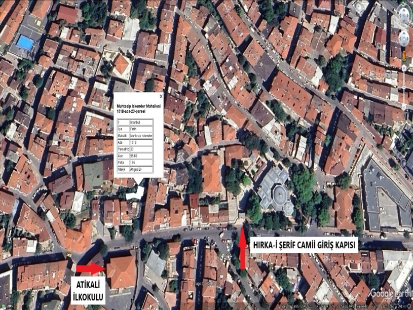 HIRKA İ ŞERİF MAHALLESİ SATILIK AHŞAP EV NİTELİKLİ ARSA 95,60 m²