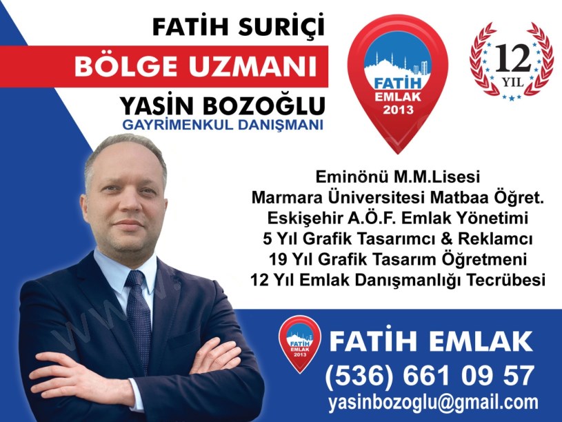 Kocamustafapaşa Demirci Osman Sokakta Yatırımlık 1+1  ( ESKİ PORTFÖY ) 