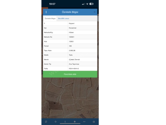 Höbek Mah. Kocasinan Satılık Tarla |  3966M2 875.000Tl Resim-1