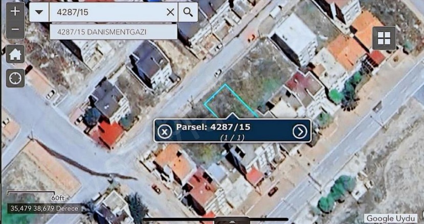 Danişmend Gazi Mah. Melikgazi Satılık Arsa |  209M2 2.275.000Tl İmarlı  Resim-5