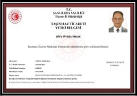 TAŞINMAZ TİCARETİ YETKİ BELGESİ