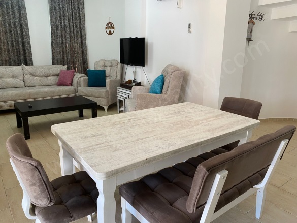 Belek Mah. Serik Günlük Kiralık Villa |  3+1 Oda | 160M2 Günlük 13.000Tl Eşyalı  | Klima | 3 Banyo | 3 Yatak Odası Resim-2