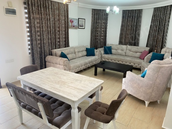 Belek Mah. Serik Günlük Kiralık Villa |  3+1 Oda | 160M2 Günlük 13.000Tl Eşyalı  | Klima | 3 Banyo | 3 Yatak Odası Resim-3