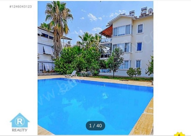 Belek Mah. Serik Kiralık Daire |  3+1 Oda | 110M2 Aylık 35.000Tl Eşyalı  | Giriş Katı | Klima | 2 Banyo Resim-1