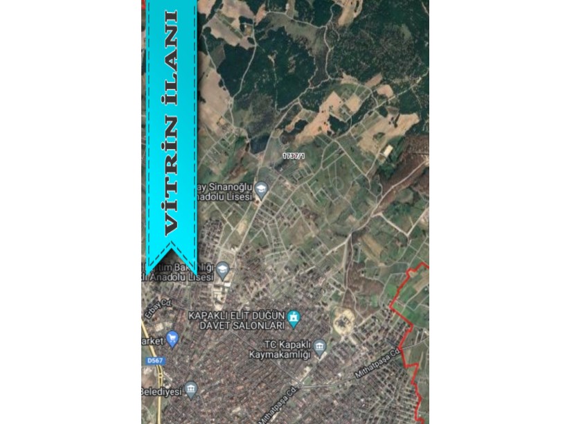 KAPAKLI DA TİCARİ VE KONUT İMARLI 318 M2 SATILIK ARSA