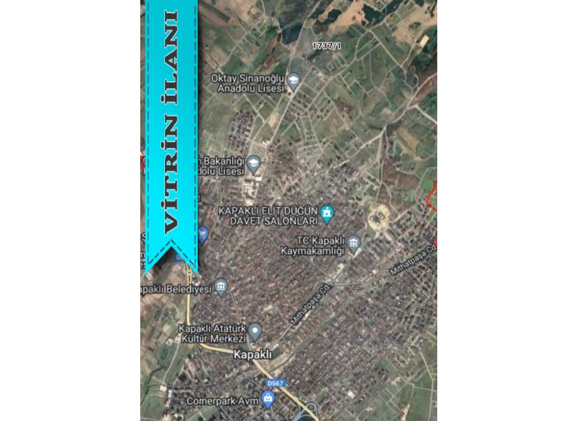 KAPAKLI DA TİCARİ VE KONUT İMARLI 318 M2 SATILIK ARSA