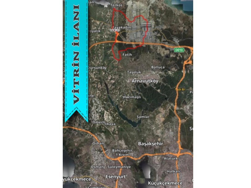 İSTANBUL HAVALİMANINA YAKIN KONUMDA SATILIK 224 M2 TARLA