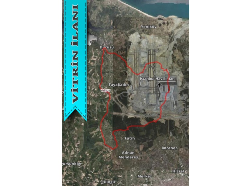 İSTANBUL HAVALİMANINA YAKIN KONUMDA SATILIK 224 M2 TARLA