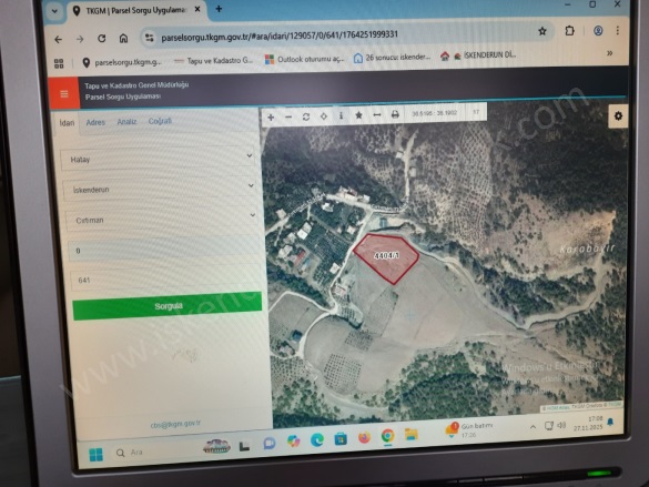 Cırtıman Mah. İskenderun Satılık Tarla |  5721M2 6.300.000Tl Resim-3