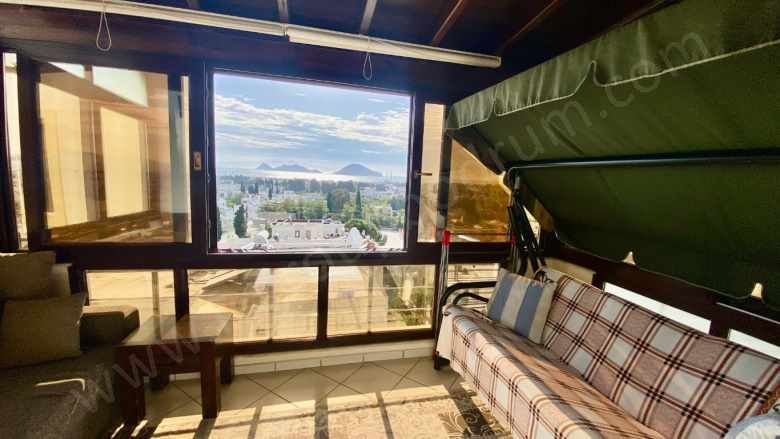 Bodrumda 180 Dereceli Muhteşem Manzaralı Çift Banyolu 3+1 Kiralık Daire Karabağ Mah Fc Group