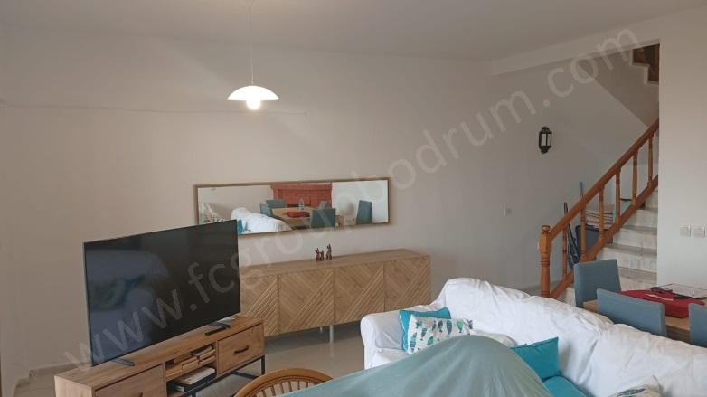 Gündoğan Mah. Bodrum Kiralık Villa |  3+1 Oda | 254M2 Aylık 120.000Tl Eşyalı  | Tripleks | Klima | 2 Banyo | 3 Yatak Odası Resim-4