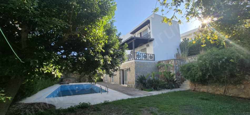 Fc Group Bodrum Gayrimenkulden Torbada Müstakil Havuzlu 5+2 Kiralık Villa Torba Mah