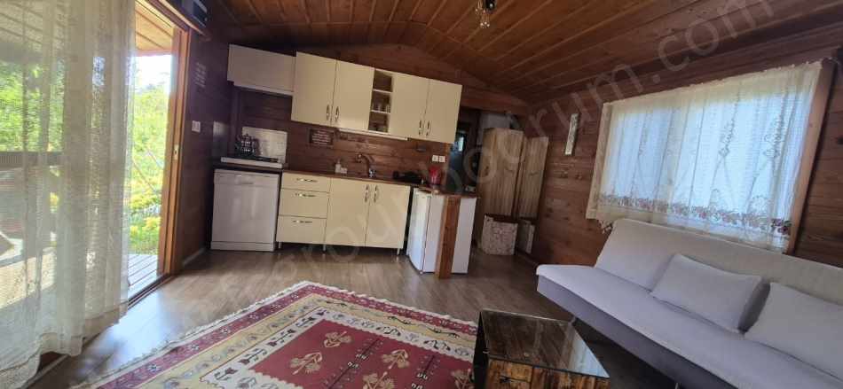 Fc Group Gayrimenkulden Gümüşlükte Denize Sıfır 1+1 Ağaç Ev Kiralık Müstakil Bodrum Gümüşlük Mah