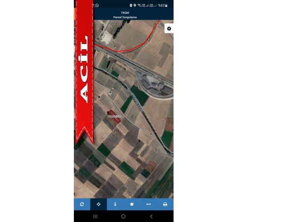 Çukurhisar Yeni Mah. Tepebaşı Acil Satılık Tarla |  2681M2 1.150.000Tl Resim-1