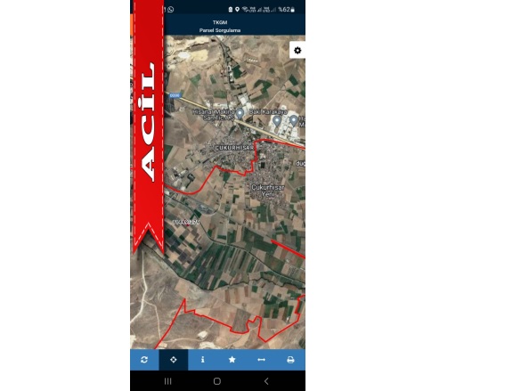 Çukurhisar Yeni Mah. Tepebaşı Acil Satılık Tarla |  2681M2 1.150.000Tl Resim-2