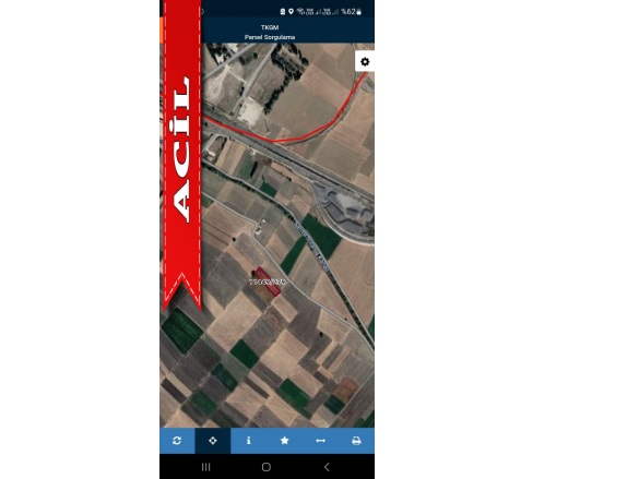 Çukurhisar Yeni Mah. Tepebaşı Acil Satılık Tarla |  2681M2 1.150.000Tl Resim-3