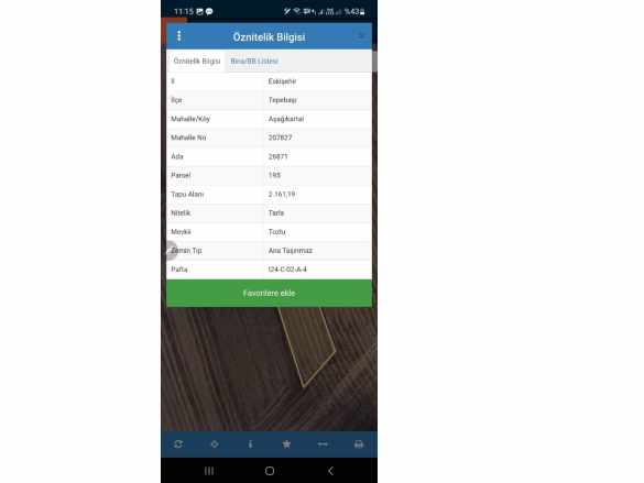 Eskişehir Tepebaşı Aşağıkartal Mahallesinde Satılık Tarla