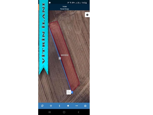 Aşağıkartal Mah. Tepebaşı Satılık Tarla |  2100M2 475.000Tl Resim-2