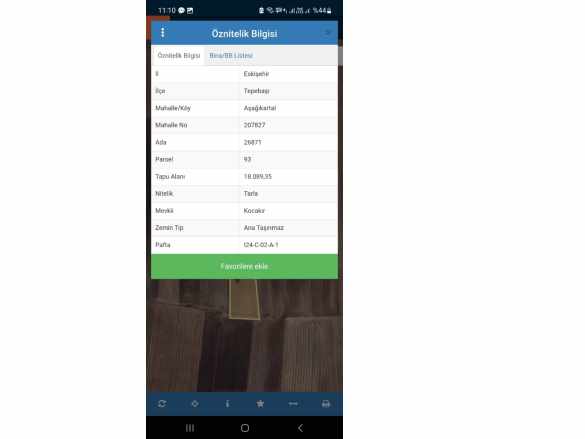 Eskişehir Tepebaşı Aşağıkartal Mahallesinde Satılık Tarla