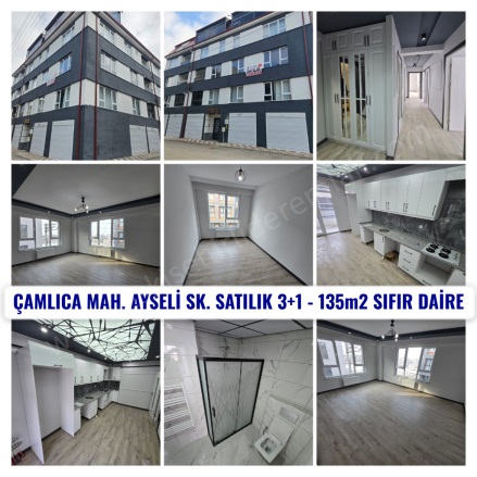 Çamlıca Mah. Tepebaşı Satılık Daire |  3+1 Oda | 135M2 4.450.000Tl  Krediye Uygun  | 2. Kat | Yerden Isıtma | 1 Banyo | 3 Yatak Odası Resim-1