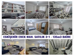 Odunpazarı Emek Mah. Satılık Daire 3+1 135 M2 | 1. Kat | Doğalgaz(Kombi) | 1 Banyo | 3 Yatak Odası