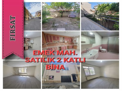 Eskişehir Emek Mah Satılık Müstakil Ev 2 Dairelik Bina 4+2 Odunpazarı
