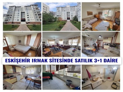 Eskişehir Büyükdere Mahallesi Irmak Sitesinde Satılık Daire 3+1 160M2 Odunpazarı Mah