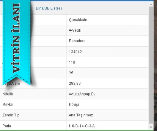 Babadere Köyü Ayvacık Satılık Arsa |  293M2 2.900.000Tl Resim-2