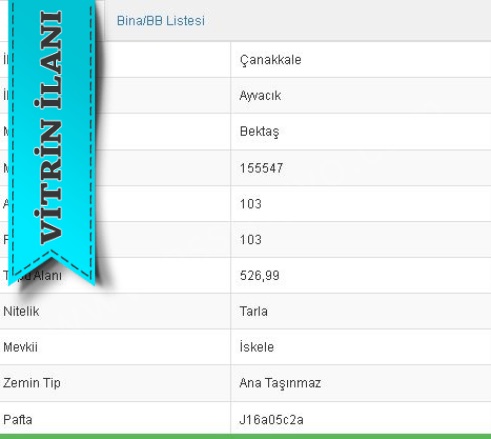 Bektaş Köyü Ayvacık Satılık Tarla |  526M2 4.150.000Tl Resim-3