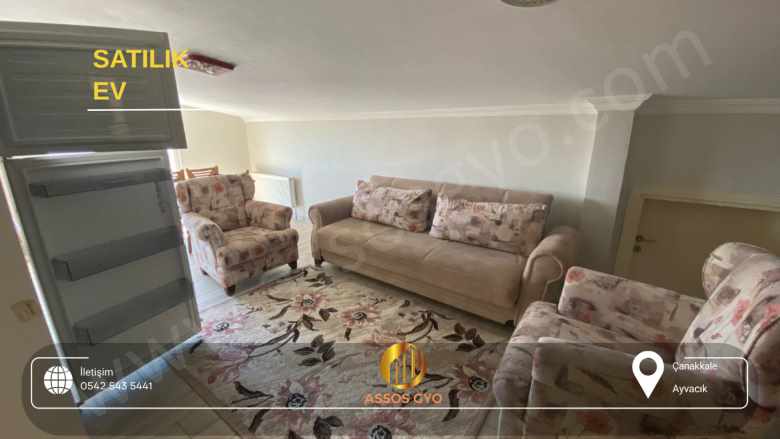 Ayvacık Merkezde Fırsat! Çift Girişli 2 Adet 1+1 Satılık Daire Fatih Mah