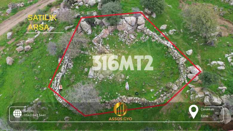 Satılık Arsa – Konut imarlı Müstakil Tapulu Ezine Yavaşlar Köyü