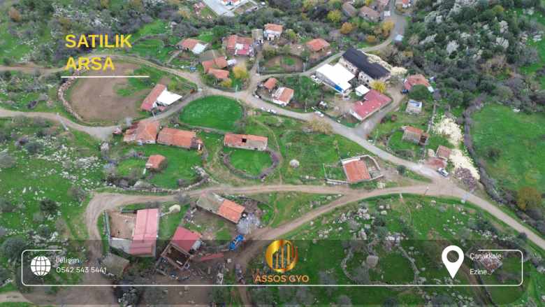 Satılık Arsa – Konut imarlı Müstakil Tapulu Ezine Yavaşlar Köyü