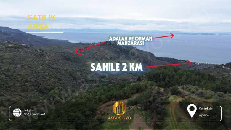 Satılık Arsa – Sazlı Köyü Ayvacık Konut imarlı