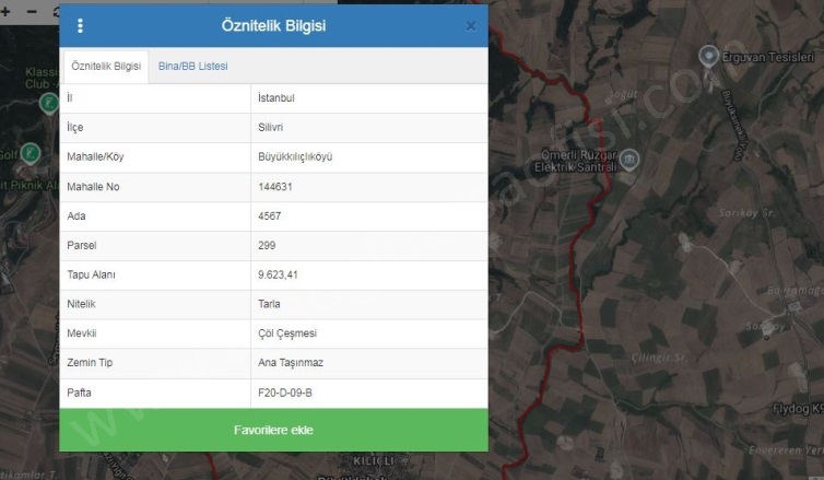 Büyük Kılıçlı Mah. Silivri Satılık Hisseli Parsel |  1604M2 1.490.000Tl Resim-2