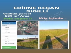 Merkez Ahmetçe Köyü Satılık Konut İmarlı Arsa 589 M2