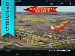 Havsa Yolageldi Köyü Satılık Müstakil Tarla 4389 M2