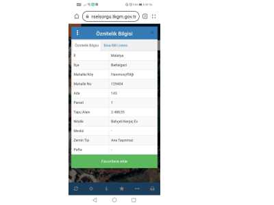 Land For Sale in  Turkey, Malatya, Battalgazi, Haniminciftligi neighborhood , 2488 m2