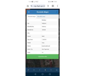 Land For Sale in  Turkey, Malatya, Yesilyurt, Yakinca neighborhood , 1245 m2