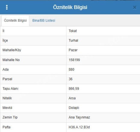 Pazar Mah. Turhal Satılık Arsa |  3756M2 26.750.000Tl İmarlı  Resim-3