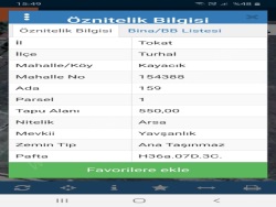 Turhal Kayacık Mah. Satılık Arsa 550 M2