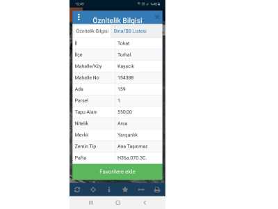 Kayacık Satılık Arsa Tokat Turhal Mah