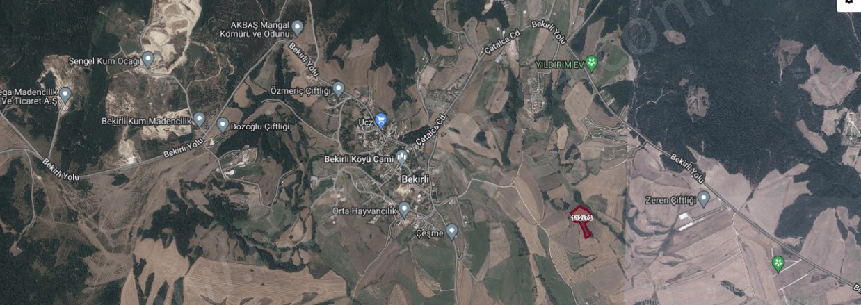 Bekirli Mah. Silivri Satılık Tarla |  9623M2 12.650.000Tl Resim-1