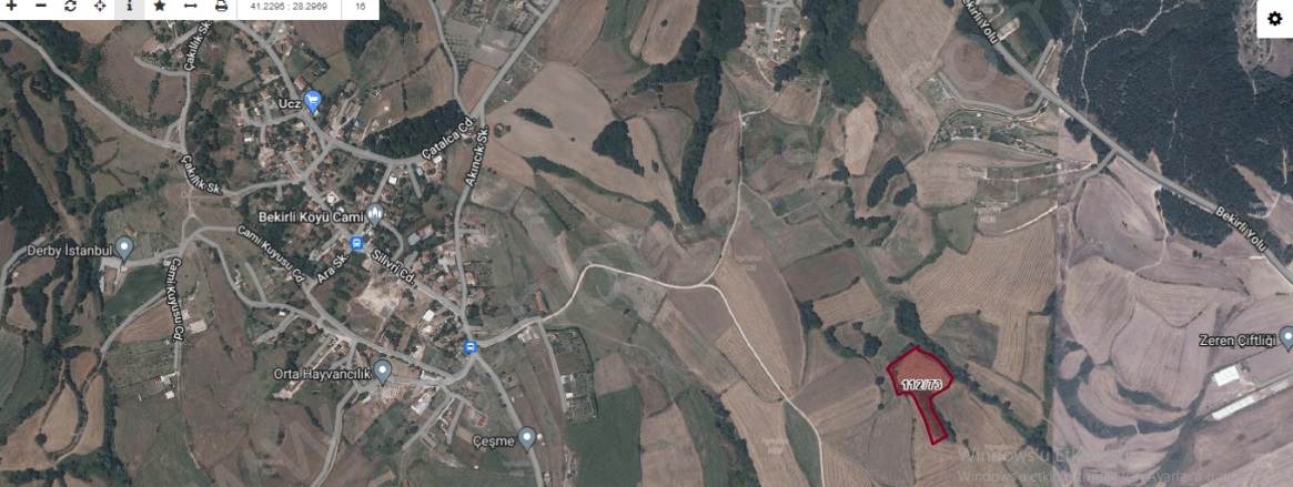 Bekirli Mah. Silivri Satılık Tarla |  9623M2 12.650.000Tl Resim-4