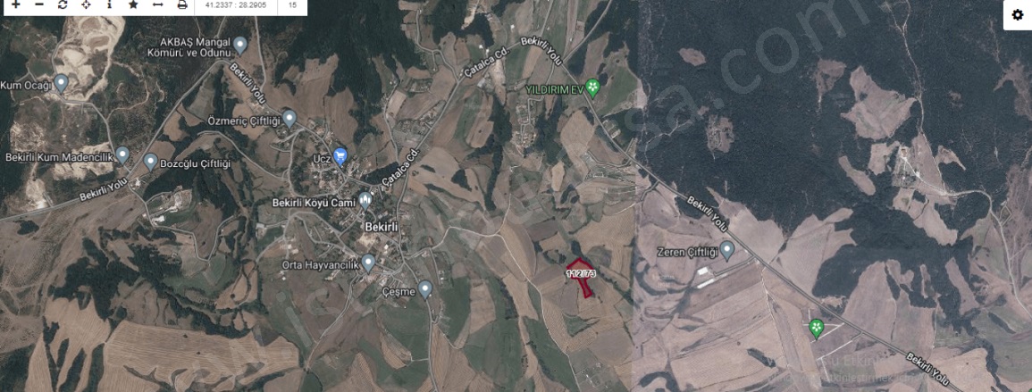 Bekirli Mah. Silivri Satılık Tarla |  9623M2 12.650.000Tl Resim-5